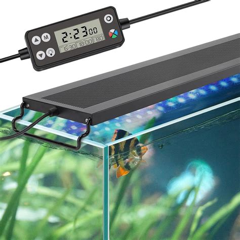 hygger aquarium lights|hygger Aquarium LED Light Fish Tank Full Spectrum Lighting .